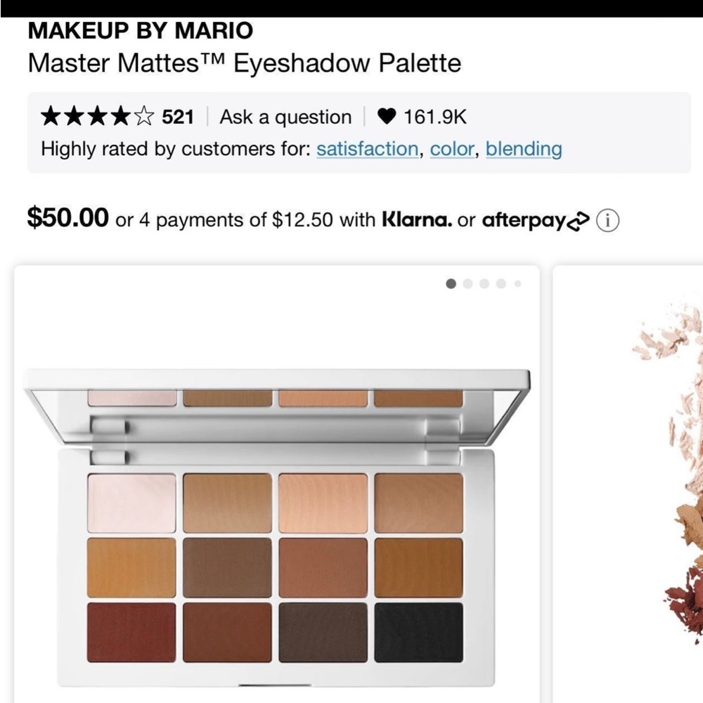 Makeup by Mario master mattes palette